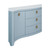 Worlds Away Paulina Buffet - Light Blue Linen