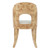 Worlds Away Rafferty Dining Chair - Burl Wood