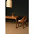 Worlds Away Rafferty Dining Chair - Dark Burl Wood