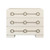 Worlds Away Roderick Chest - Matte Antique White Lacquer