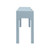Worlds Away Sabrina Console Table - Textured Light Blue Linen