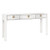 Worlds Away Sabrina Console Table - Textured White Linen
