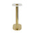 Worlds Away Simeon Cigar Table - Gold