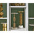 Worlds Away Ventura Cigar Table - Gold