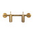 Amber Lewis x Four Hands Albi Double Sconce - Aged Patina Brass