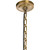 Amber Lewis x Four Hands Brecken Linear Chandelier - Aged Antique Brass Iron