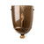 Amber Lewis x Four Hands Cerie Sconce - Smoked Brown Hammered Glass