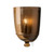 Amber Lewis x Four Hands Cerie Sconce - Smoked Brown Hammered Glass