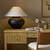 Amber Lewis x Four Hands Civita Table Lamp - Aged Black Terracotta
