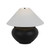 Amber Lewis x Four Hands Civita Table Lamp - Aged Black Terracotta