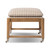 Amber Lewis x Four Hands Eleanor Accent Stool - Rodin Sand