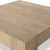 Four Hands Abaso Small Square Coffee Table - Whitewash Rustic Wormwood Oak