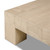 Four Hands Abaso Coffee Table - 55'' - Whitewash Rustic Wormwood Oak