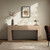 Four Hands Abaso Small Console Table - Whitewash Rustic Wormwood Oak