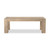 Four Hands Abaso Dining Table 86" - Whitewash Rustic Wormwood Oak