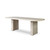 Four Hands Alessandro Outdoor Dining Table - 86" - Quarried Cream Concrete