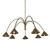 Four Hands Amabella Chandelier - Aged Antique Brass Iron