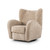 Four Hands Amelie Swivel Recliner - Beige Shearling