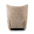 Four Hands Amelie Swivel Recliner - Beige Shearling