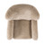 Four Hands Amelie Swivel Recliner - Beige Shearling