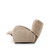 Four Hands Amelie Swivel Recliner - Beige Shearling