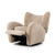 Four Hands Amelie Swivel Recliner - Beige Shearling