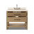 Four Hands Anthem Single Vanity - Satin Light Wash Oak