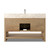 Four Hands Anthem Single Wide Vanity - Satin Light Wash Oak