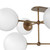Four Hands Armstrong Small Linear Chandelier - Heritage Bronze Brass