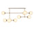 Four Hands Armstrong Linear Chandelier - Heritage Bronze Brass