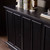 Four Hands Arnaud Sideboard - Black Paper Cane