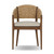 Four Hands Atwood Outdoor Dining Armchair - Coastal Weave