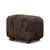 Four Hands Bilbury Oval Ottoman - Cocoa Shearling