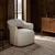 Four Hands Blythe Swivel Chair - Sheepskin Natural