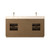 Four Hands Brookhurst Double Vanity - Satin Drifted Oak