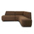 Four Hands Clemence Dining Banquette L Shape 88.5" - Crypton Nomad Mushroom