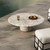 Four Hands Cornelia Outdoor Coffee Table - Natural Veined Concrete