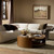Four Hands Damari Round Coffee Table - Medium Brown Limba