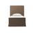 Four Hands Daphne Slipcover Bed - Savoy Coffee - Twin