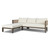Four Hands Delancy Outdoor 2PC Sectional - LAF Chaise - Vergo Cream