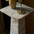 Four Hands Ellric Pedestal 40" - Beige Marble