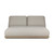 Four Hands Evander Outdoor Double Chaise - Ramiro Ecru