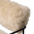 Four Hands Fenn Desk Chair - Champagne Mongolian Fur