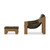 Four Hands Halston Chair w/Ottoman - Dulane Moss