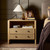 Four Hands Hazel Nightstand - Light Wash Oak