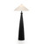 Four Hands Innes Tapered Shade Floor Lamp - Matte Black Cast Aluminum