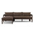 Four Hands Jackson Outdoor 2PC Sectional - LAF Chaise - Ellor Brown