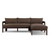Four Hands Jackson Outdoor 2PC Sectional - RAF Chaise - Ellor Brown