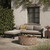 Four Hands Jackson Outdoor Metal 2PC Sectional - LAF Chaise - Concha Fog