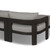 Four Hands Jackson Outdoor Metal 2PC Sectional - LAF Chaise - Concha Fog